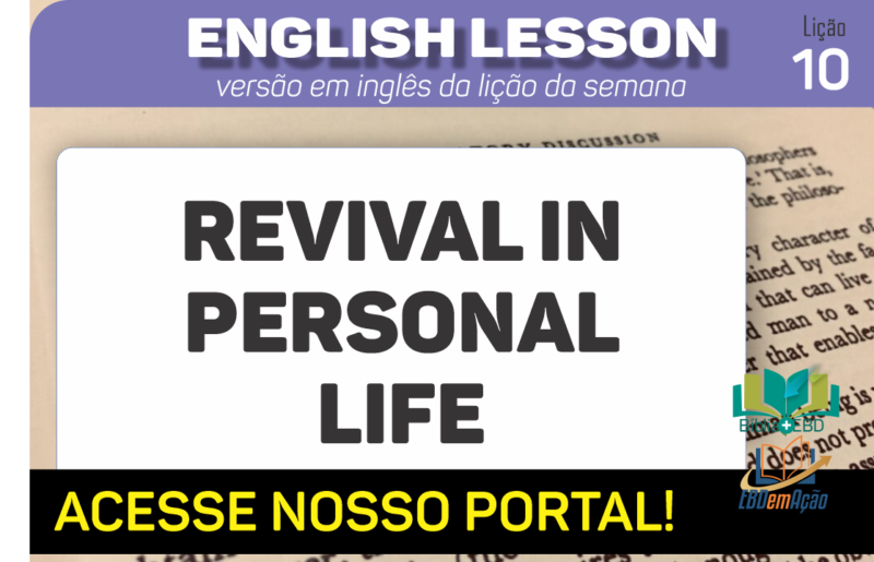 Revival in personal life – Lição 10 em inglês